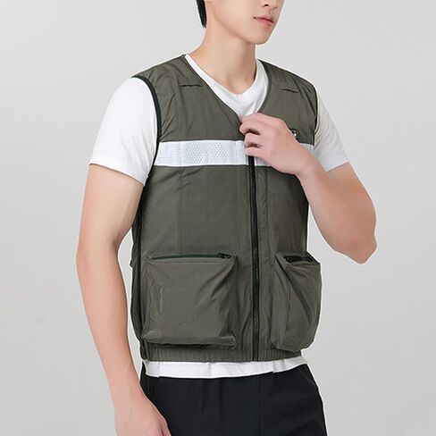 Cooling Vest, Adjustable Air Water Cooling Vest, TPU Composite Waterways with Reflective Strips, Ideal for Athletes, Construction Workers & Outdoor Activities in Kuwait