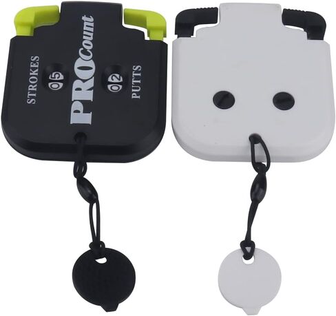 SEACLOUD 2PCS Mini Golf Tally Counter Clicker Turning Technology up to 99 Score Stroke Counter Strike up for Golf Game in Kuwait