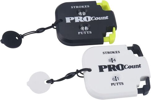 SEACLOUD 2PCS Mini Golf Tally Counter Clicker Turning Technology up to 99 Score Stroke Counter Strike up for Golf Game in Kuwait