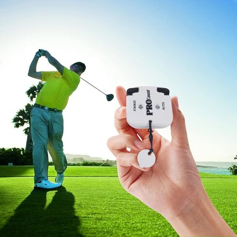 SEACLOUD 2PCS Mini Golf Tally Counter Clicker Turning Technology up to 99 Score Stroke Counter Strike up for Golf Game in Kuwait