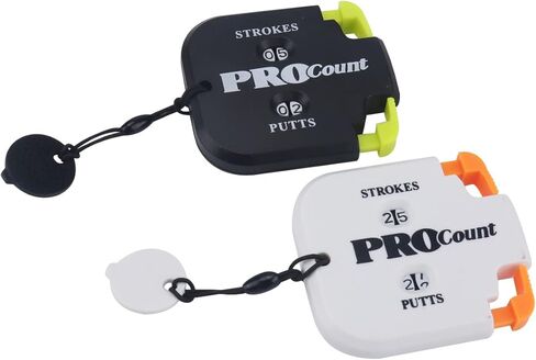 SEACLOUD 2PCS Mini Golf Tally Counter Clicker Turning Technology up to 99 Score Stroke Counter Strike up for Golf Game in Kuwait