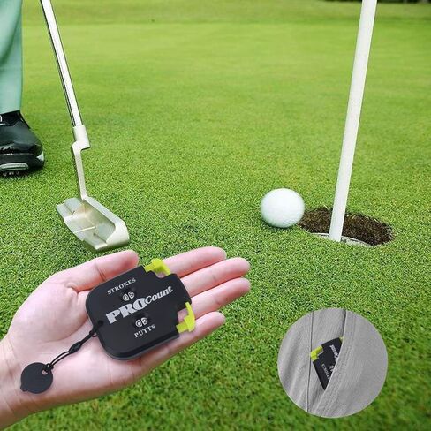 SEACLOUD 2PCS Mini Golf Tally Counter Clicker Turning Technology up to 99 Score Stroke Counter Strike up for Golf Game in Kuwait