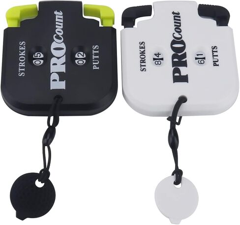 SEACLOUD 2PCS Mini Golf Tally Counter Clicker Turning Technology up to 99 Score Stroke Counter Strike up for Golf Game in Kuwait