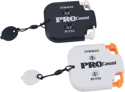 SEACLOUD 2PCS Mini Golf Tally Counter Clicker Turning Technology up to 99 Score Stroke Counter Strike up for Golf Game in Kuwait