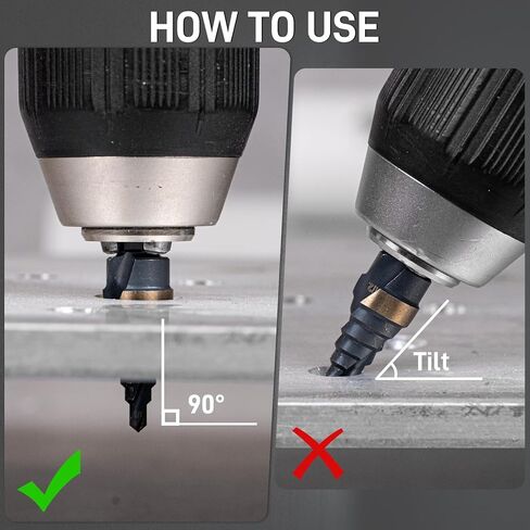 Unibit Step Drill Bit 1/2 "، HSS Single Size Step Bit، 1/4" Hex Shank Step Bit للمعادن الرقيقة والخشب والبلاستيك in Kuwait