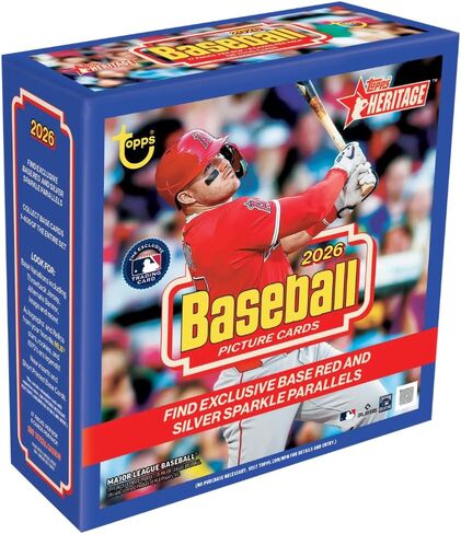 2026 Topps Heritage Baseball - Mega Box - Factory Sealed - Made in USA in Saudi Arabia