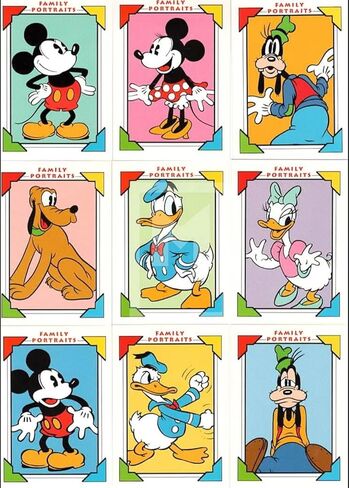 بطاقات ديزني التجارية لعام 1992 من إمبل كوليكتورز - عبوتين - 15 بطاقة في كل عبوة - إجمالي 30 بطاقة in Kuwait