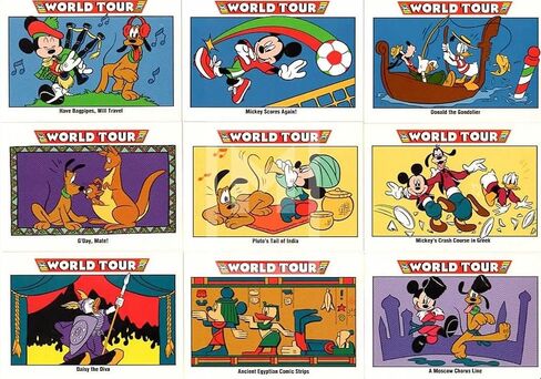 بطاقات ديزني التجارية لعام 1992 من إمبل كوليكتورز - عبوتين - 15 بطاقة في كل عبوة - إجمالي 30 بطاقة in Kuwait