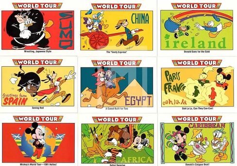 بطاقات ديزني التجارية لعام 1992 من إمبل كوليكتورز - عبوتين - 15 بطاقة في كل عبوة - إجمالي 30 بطاقة in Kuwait