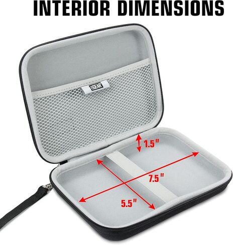 USA Gear Manometer Case - Digital Air Pressure Meter Hard Case with Scratch Resistant Interior & Rugged Exterior Compatible with Pyle PDMM01 Measure Gauge and More Digital Manometer in Saudi Arabia