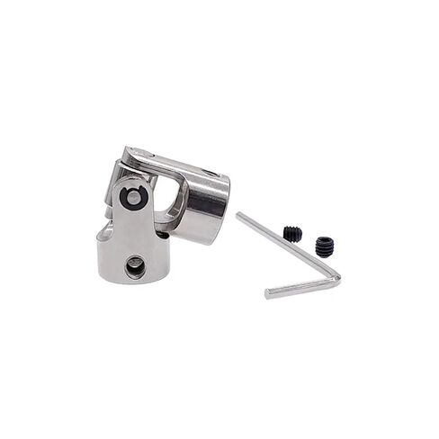 Gimbal Shaft Couplings with Screw Coupler Universal Joint Coupling Motor Connector Boat Metal Cardan Joint 1Pcs(6mm to 8mm) in Saudi Arabia
