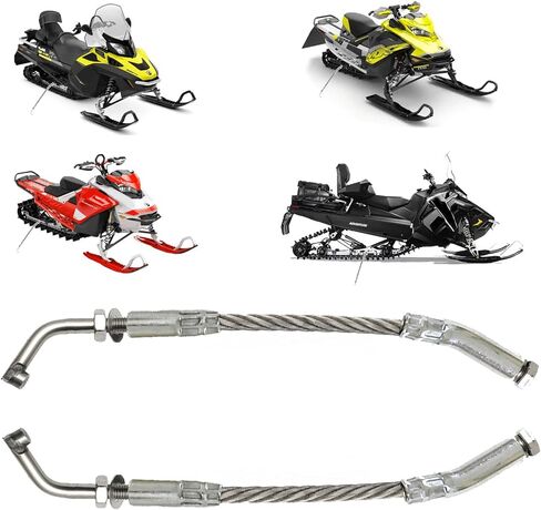 Ccscyua 1 Set Snowmobile Ice Scratchers Reverse Replacement Kit for Polaris Skidoo Arctic Cat 1201-DF Universal Track Heights 2-1/2’’ in Saudi Arabia