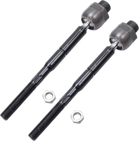 Detroit Axle - Front End 10pc Suspension Kit for 2007-2012 Nissan Sentra, 2 Lower Control Arms w/Ball Joints 4 Inner & Outer Tie Rods 2 Sway Bars 2 Boots Replacement 2008 2009 2010 2011 Sentra in Kuwait