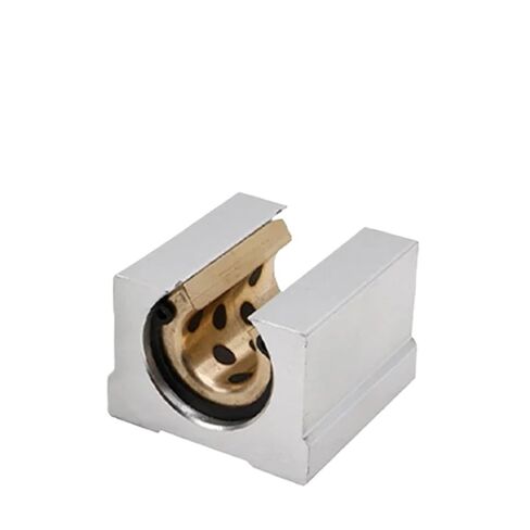 محمل انزلاقي خطي قياسي SBR50UU SBR50UU لوحة ضغط دائرة خطية بأكمام نحاسية (لوحة الضغط، قطعتان SBR50UU) in Kuwait