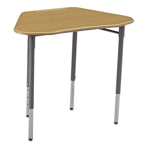 Learniture Hex Collaborative Desk, 31" W x 21" D, Maple, LNT-INM1033SM-SO (Pack of 2) in Kuwait