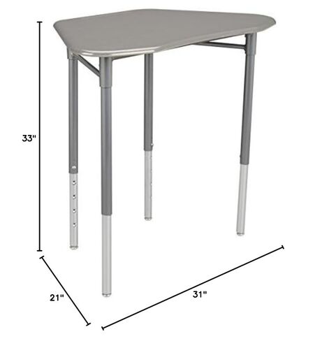 Learniture Hex Collaborative Desk, 31" W x 21" D, Maple, LNT-INM1033SM-SO (Pack of 2) in Kuwait