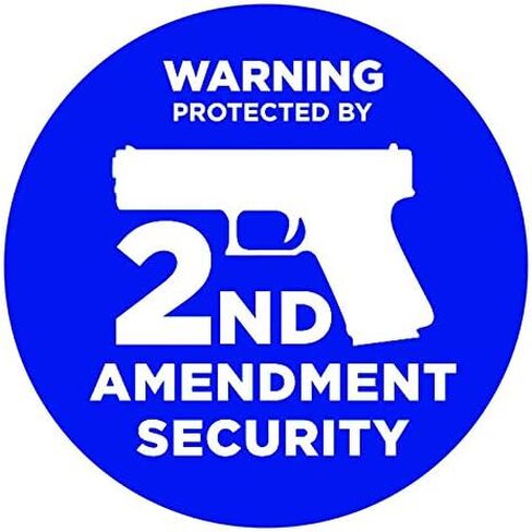 2nd Amendment Security NRA Sign Sticker Car Truck Bumper Decal in Saudi Arabia