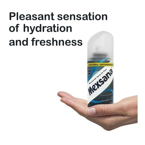 Generic Mexsanas Antibacterial Foot Spray – 150 mL – Antiperspirant Deodorant for Feet – Controls Odor & Moisture – Long-Lasting Freshness – Pack of 3 in Saudi Arabia