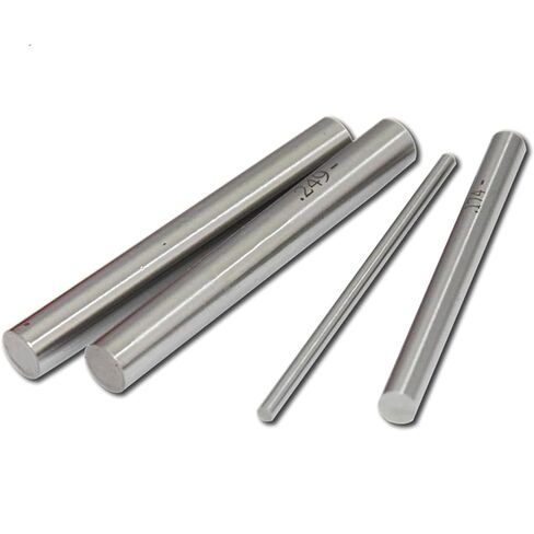 مجموعة مقاييس الدبوس، M1 (0.061 بوصة - 0.250 بوصة) مجموعة دبوس قياس، 190 قطعة مقياس دبوس فئة ZZ مع حقيبة تخزين، مجموعة دبوس فولاذية دقيقة للقياس، HRC 60-62 in Kuwait