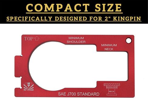 2" King Pin Wear Gauge,Made of Aluminum Alloy in Kuwait