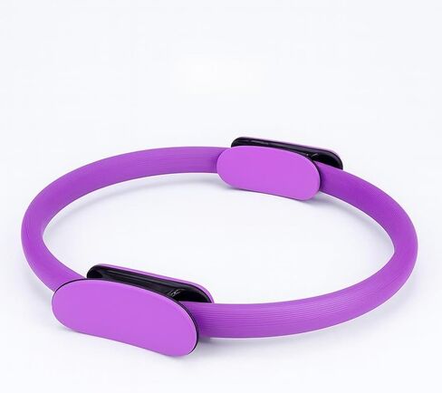 Pilates Ring 14 Inch for Full-Body Workouts – Lightweight Magic Circle for Home Pilates, Toning & Strength Training – Durable Dual-Grip Exercise Ring for Thighs, Arms & Core – Purple in Saudi Arabia