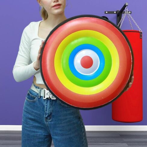 B Baosity Inflatable Punching Bag Inflatable Cushions PVC Adult Durable Multifunctional Inflatable Boxing Wall Focus Target Boxing Bag, 45cmx45cmx10cm in Saudi Arabia