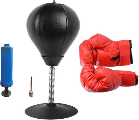 بناء كيس اللكم على سطح المكتب مع قفازات كرة ملاكمة مضحكة in Kuwait