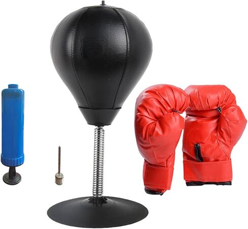 بناء كيس اللكم على سطح المكتب مع قفازات كرة ملاكمة مضحكة in Kuwait