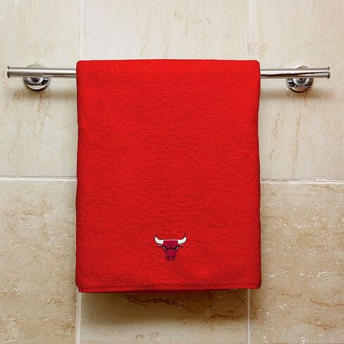 NORTHWEST Chicago Bulls NBA Team Logo Hand Towel 2 Pack 16 x 26 Inches in Saudi Arabia