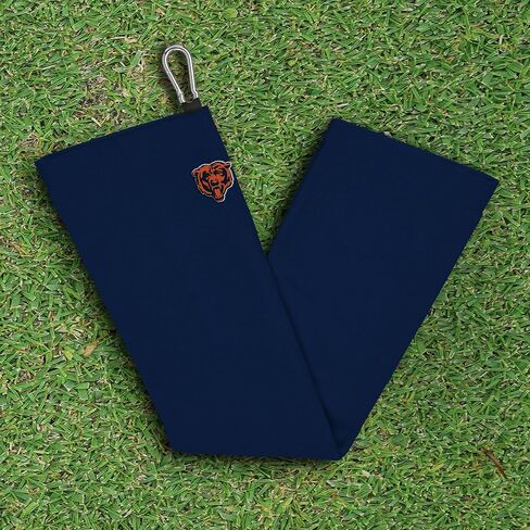 NORTHWEST Chicago Bears NFL Team Logo Micro Fiber Tri-Fold Golf Towel 16 x 24 Inches in Saudi Arabia