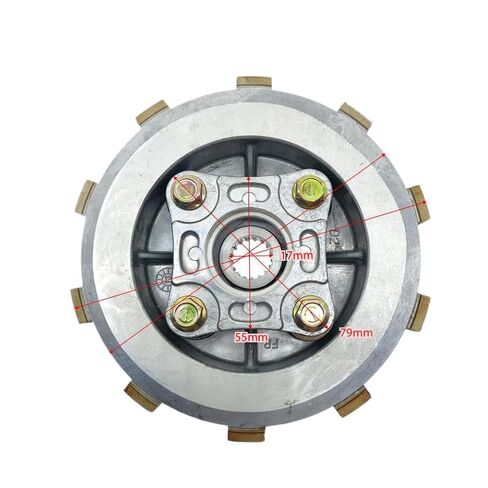 180 BAJAJ180 180cc 4 عمود 5 مجموعة قابض لوحة الاحتكاك Assy متوافق مع قطع غيار السيارات والدراجات النارية in Saudi Arabia