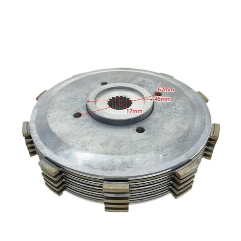 180 BAJAJ180 180cc 4 عمود 5 مجموعة قابض لوحة الاحتكاك Assy متوافق مع قطع غيار السيارات والدراجات النارية in Saudi Arabia