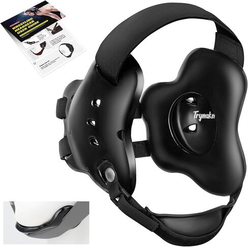 Wrestling Headgear, Youth Wrestling Headgear for Men with Chin Cup & Pad, Sorf Ear Guard for MMA, Jiu-Jitsu (for Users Age 10+) in Saudi Arabia