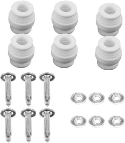 A Set White Shock Absorption Damping Rubber Balls+Anti-Drop Bumper Pins Kit for DJI Phantom 3 Standard Professional Advanced,Cushion Repair Spare Parts,Quadcopters and Accessories in Saudi Arabia