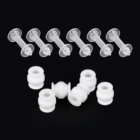 A Set White Shock Absorption Damping Rubber Balls+Anti-Drop Bumper Pins Kit for DJI Phantom 3 Standard Professional Advanced,Cushion Repair Spare Parts,Quadcopters and Accessories in Saudi Arabia