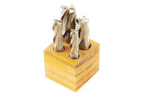 شارس 4 فلوت M2AL مجموعة مطحنة نهاية خشنة 4 قطع 1/4 "إلى 1/2" 404-9040 P in Saudi Arabia