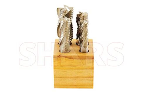 شارس 4 فلوت M2AL مجموعة مطحنة نهاية خشنة 4 قطع 1/4 "إلى 1/2" 404-9040 P in Saudi Arabia