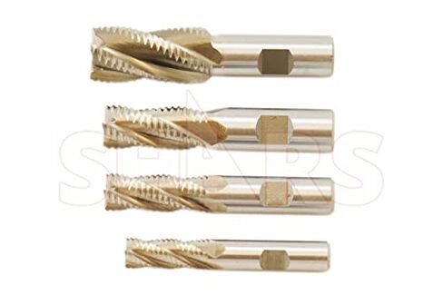 شارس 4 فلوت M2AL مجموعة مطحنة نهاية خشنة 4 قطع 1/4 "إلى 1/2" 404-9040 P in Saudi Arabia