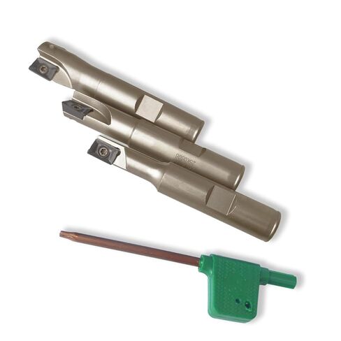 3 قطع 1/2 بوصة ساق 90 درجة مربعة نهاية مطحنة نهاية قابلة للفهرسة مع إدراجات كربيد APKT1003، 3/8 بوصة، 1/2 بوصة، 5/8 بوصة قطر القطع 3 بوصة طول in Kuwait