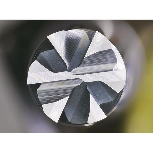 Tools Carbide End Mills,6 Flute Square Milling Cutter，High Helix Angle for High Hardness Steel Finshing Milling Processing - 1/2 Shank (1/2-3" 1PCS) in Kuwait