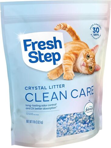 Fresh Step Crystals, Premium Cat Litter, Scented, 8 Pounds, Pack of 2 (Package May Vary) in Kuwait