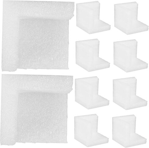 12pcs Furniture Edge Guard Right Angle Foam Corners for Packing Moving Corner Protectors Packaging Box Frame Guards in Kuwait