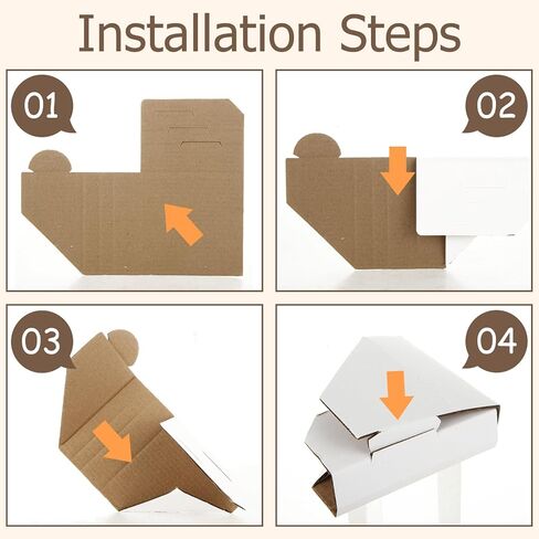 120 حزمة من واقيات الزوايا من الورق المقوى القابلة للتعديل، واقيات زوايا إطار الصورة للشحن تناسب إطارات مقاس 1 بوصة و1.5 بوصة و2.1 بوصة، وزاوية التعبئة من الورق المقوى، وزوايا الشحن من الورق المقوى in Kuwait