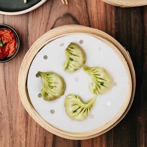 500pcs 6.5-inch Steamer Liners round Steaming Basket Paper Sheets Air Fryer Cooking Liners for Healthy Kitchen Baking and Steaming in Kuwait