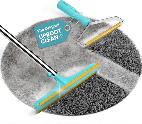 Uproot Cleaner Pro Pet Hair Remover Bundled with Mini Pet Hair Removal Tool for Couch & Xtra Carpet Fur Removal Tool - A True Fur-Riccane Survival Kit in Kuwait