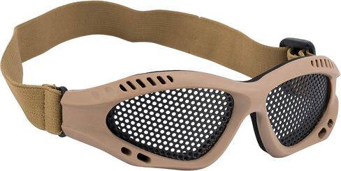 Evike Airsoft - Matrix Zero Wire Mesh Adjustable Goggles (Color: Tan) in Kuwait
