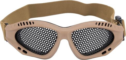 Evike Airsoft - Matrix Zero Wire Mesh Adjustable Goggles (Color: Tan) in Kuwait