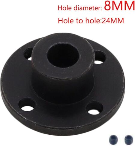 2x جامدة شفة اقتران دليل مقرنة/ وصلة ربط للعمود شفة اقتران موصل رمح محور تركيبات DIY بها بنفسك أجزاء in Kuwait