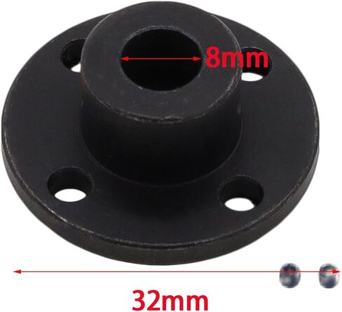 2x جامدة شفة اقتران دليل مقرنة/ وصلة ربط للعمود شفة اقتران موصل رمح محور تركيبات DIY بها بنفسك أجزاء in Kuwait