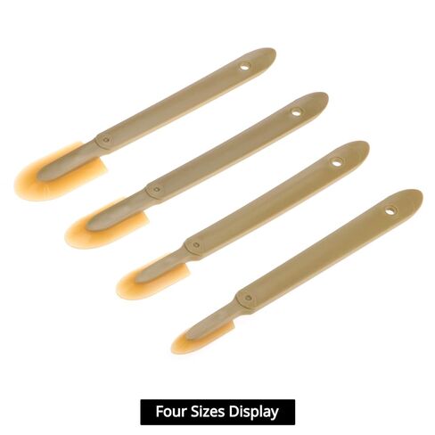 QWORK 8 Pcs Caulking Tool Kit, Flexible Silicone Caulk Smoother & Finishing Spatula Set, Assorted Sizes for Corners, Seams & Joints, Non-Scratch Caulk Finisher in Saudi Arabia